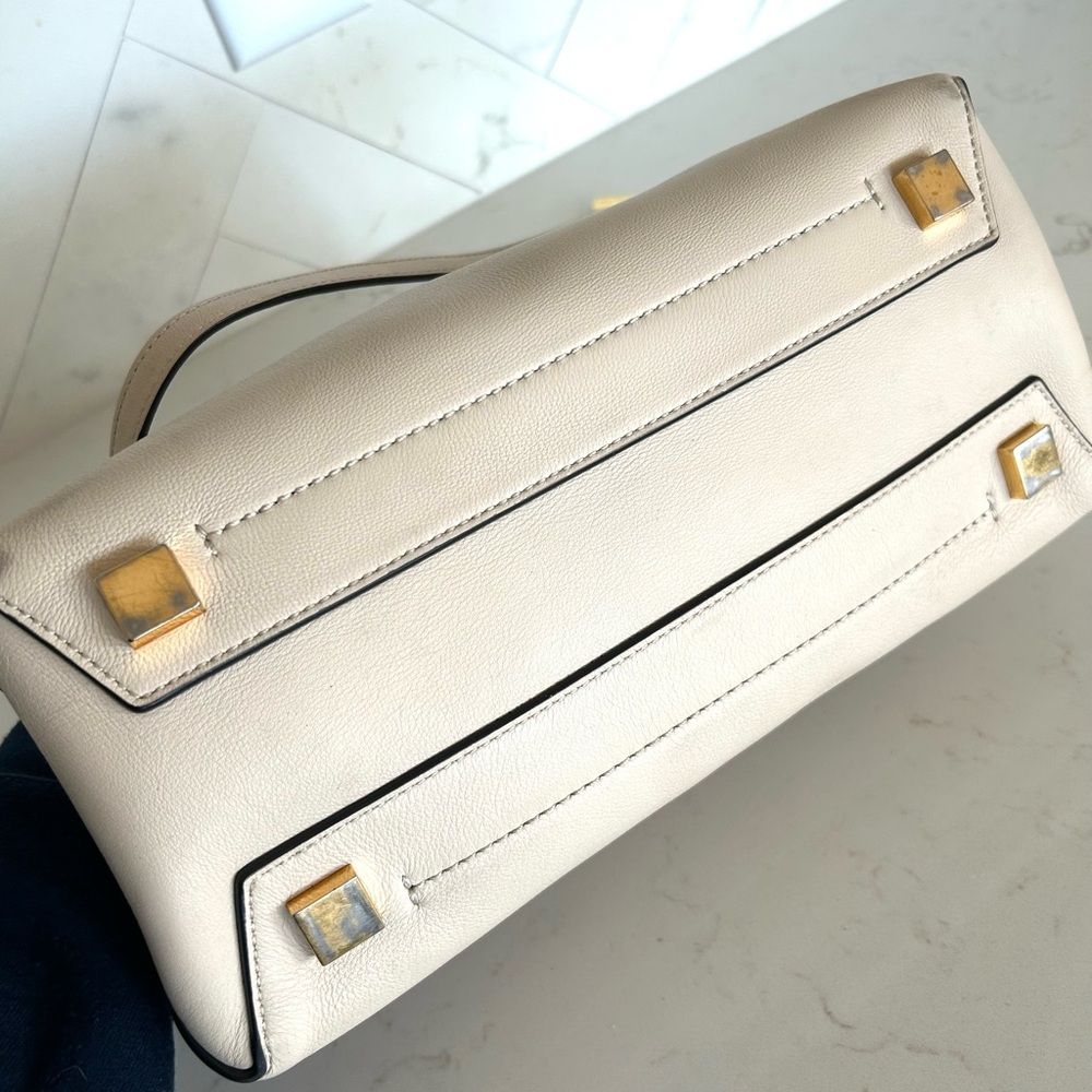 MICHAEL KORS COLLECTION Bette Satchel w/Crossbody Strap Python Embossing - Picture 9 of 16